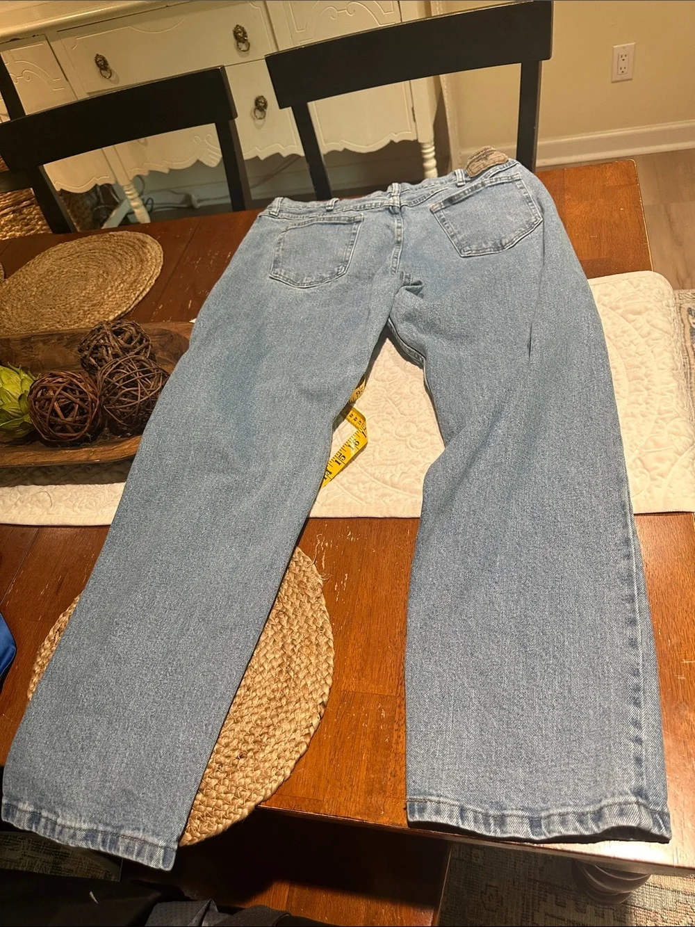 Wrangler Light Blue Relaxed Fit Men's Jeans Excellent Condition 36x32